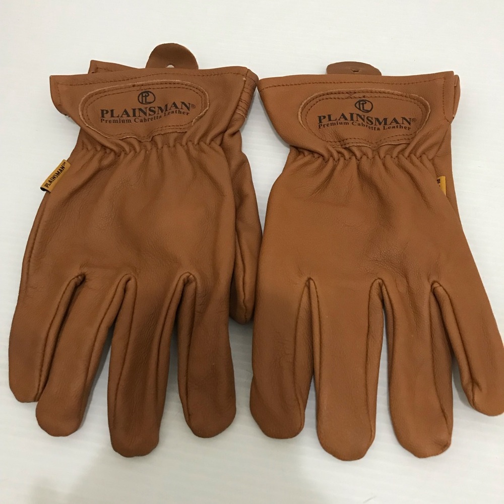 Plainsman Leather Gloves Size XL